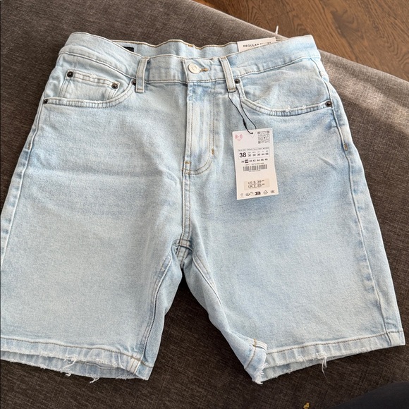 Light Blue Denim Shorts new with tags - Picture 1 of 4
